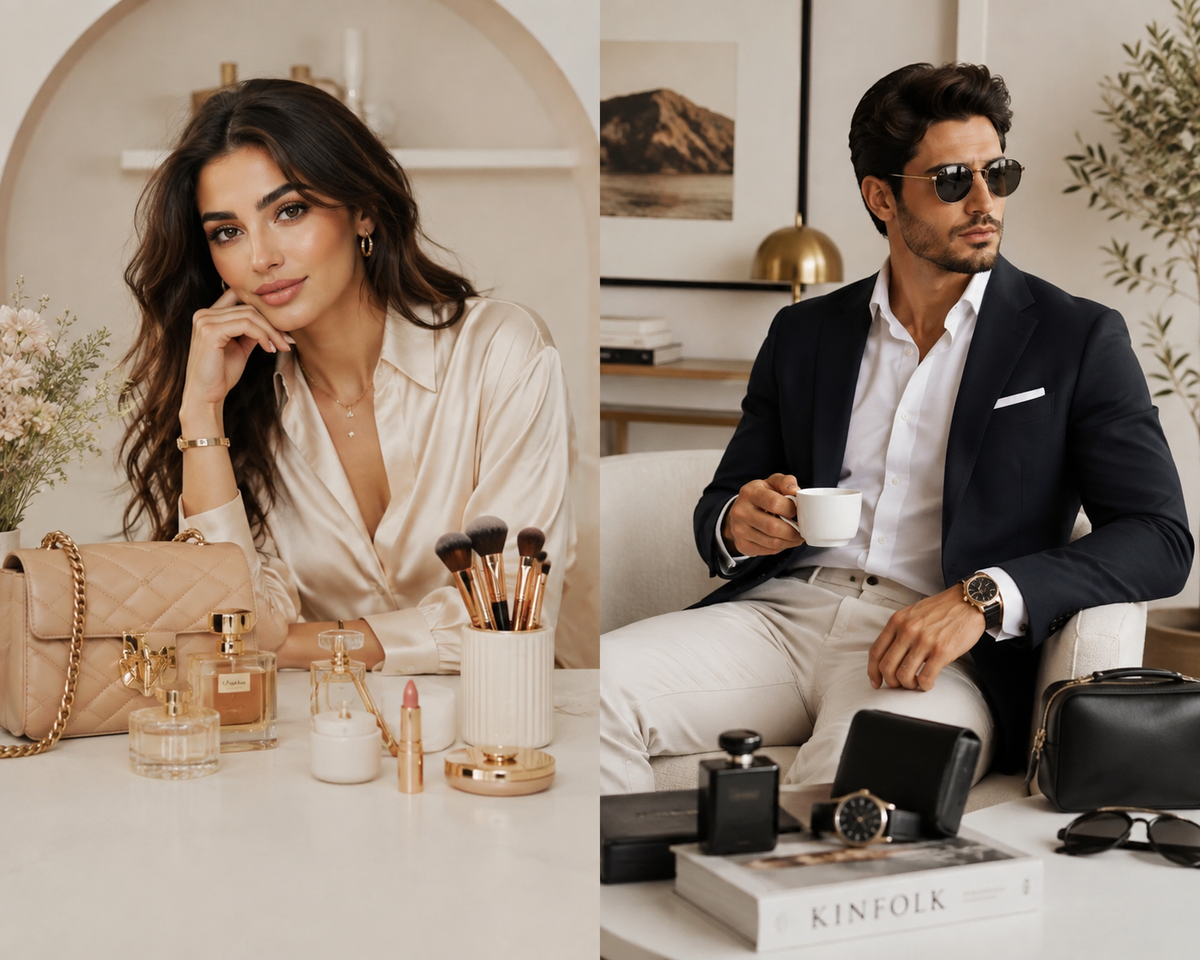 Curated looks and skincare essentials