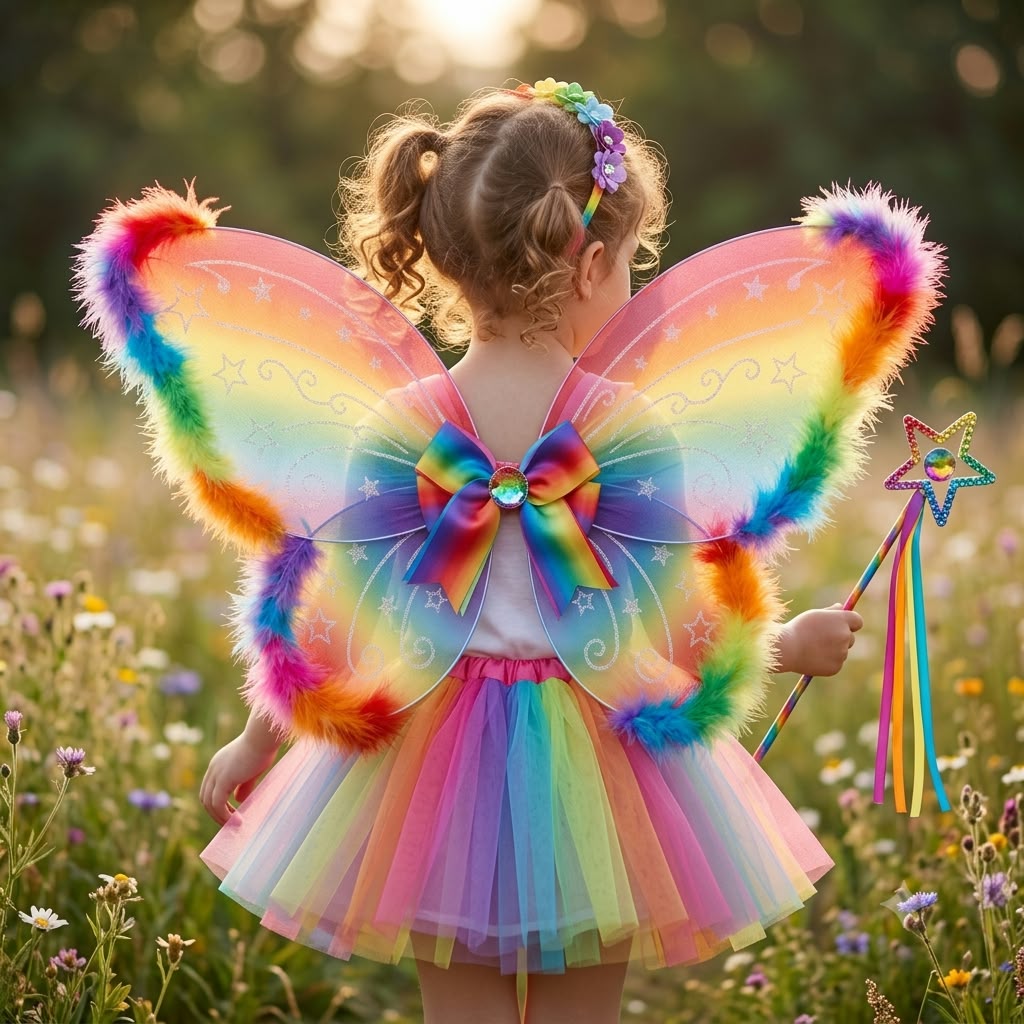 Kids Rainbow  Costume