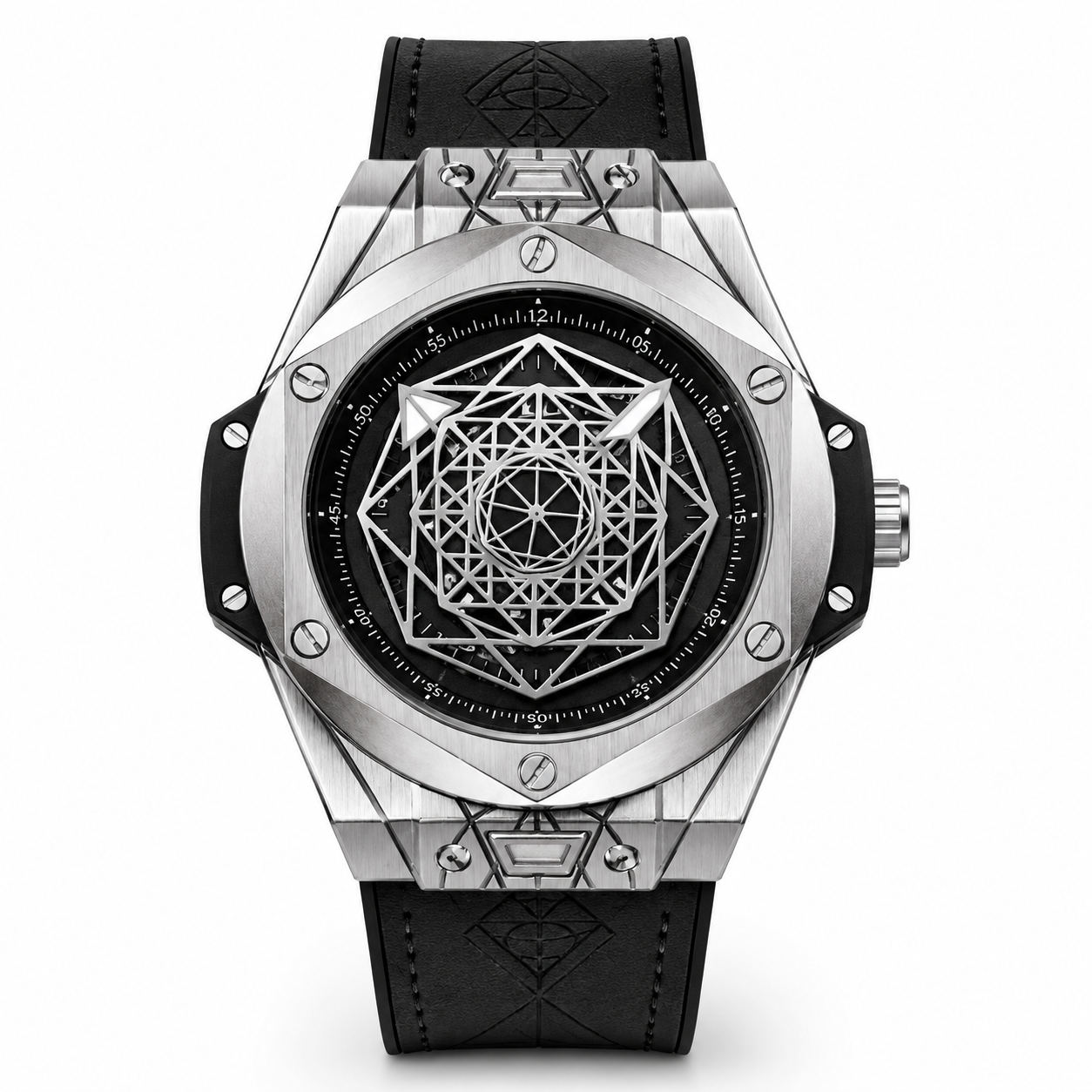 Geometric Metallic Watch
