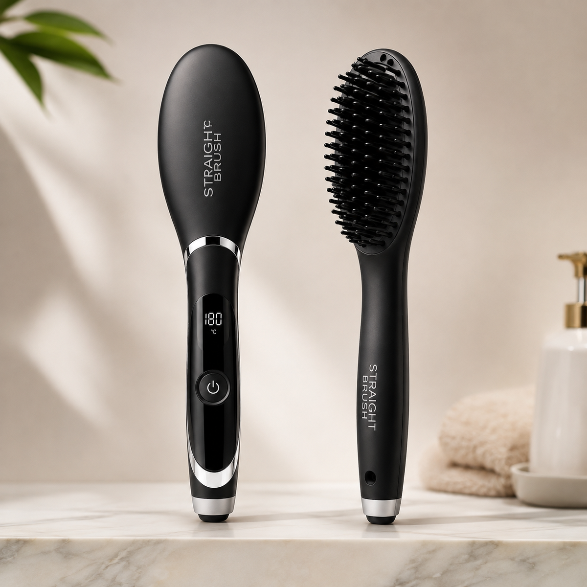 Ceramic Hair Straightening Brush