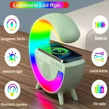 Led Wireless Charger Speaker