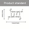 You Look Amazing  Sticker Wall Decor